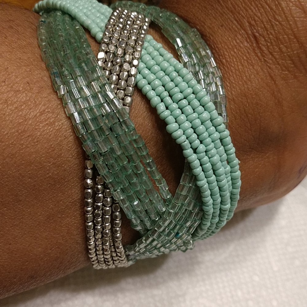 Bohemian Multi Layers Beaded Bracelet - image 4